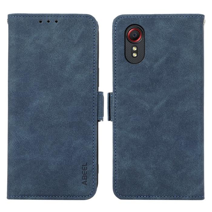 ABEEL - ABEEL Samsung Galaxy Xcover7 Skal med Magnetisk Stängning Blå