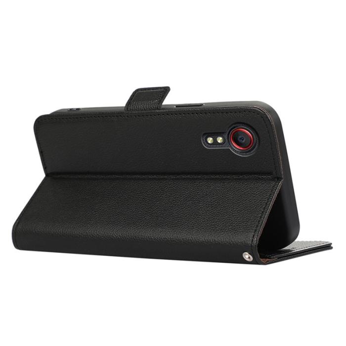 ABEEL - ABEEL Samsung Galaxy Xcover7 Skal RFID Blocking PU Läder Svart