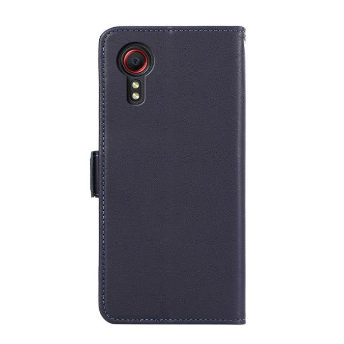 ABEEL - ABEEL Samsung Galaxy Xcover 5 Ställfodral RFID Blå