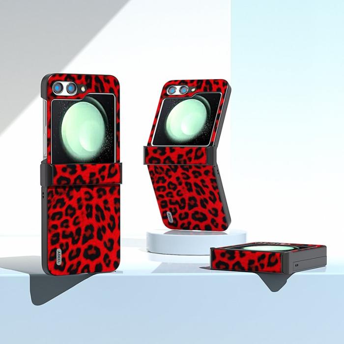 ABEEL - ABEEL Samsung Galaxy Z Flip5 Fodral Anti-Shock Röd