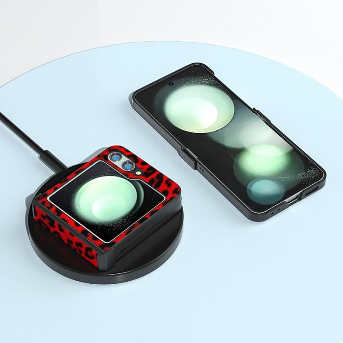 ABEEL - ABEEL Samsung Galaxy Z Flip5 Fodral Anti-Shock Röd