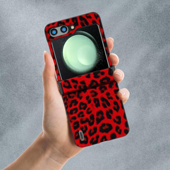 ABEEL - ABEEL Samsung Galaxy Z Flip5 Fodral Anti-Shock Röd