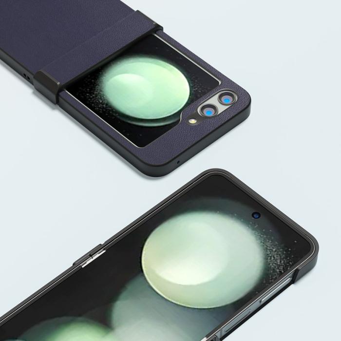 ABEEL - ABEEL Samsung Galaxy Z Flip5 Fodral Hinge Design Blå