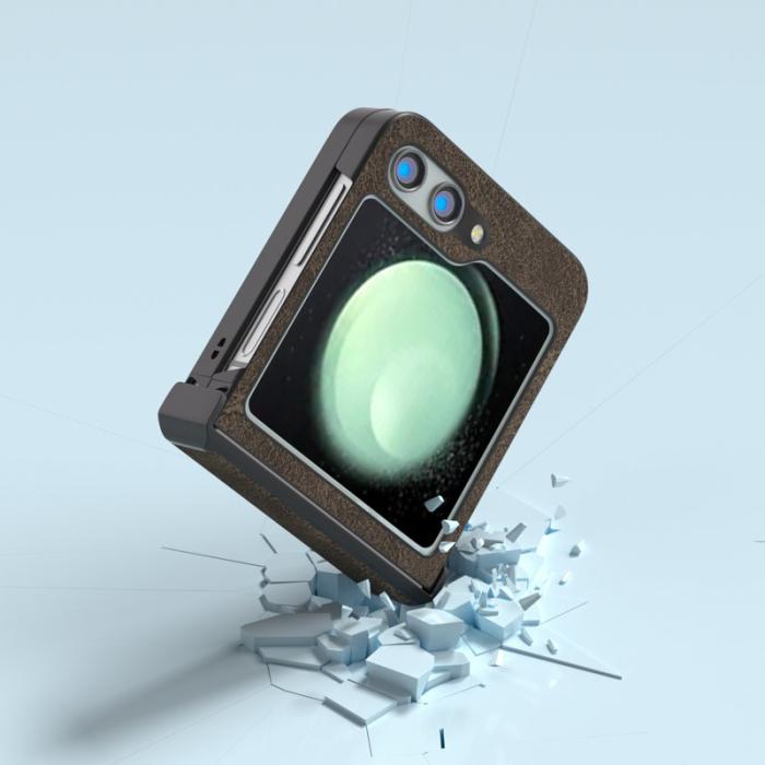 ABEEL - ABEEL Samsung Galaxy Z Flip5 Fodral Hinge Design Khaki