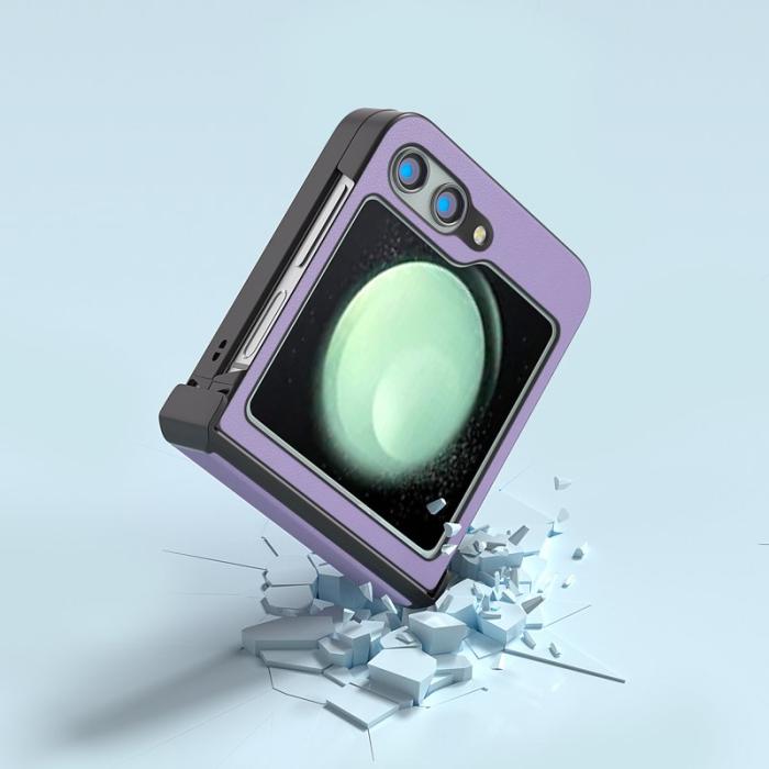 ABEEL - ABEEL Samsung Galaxy Z Flip5 Fodral Hinge Design Lila