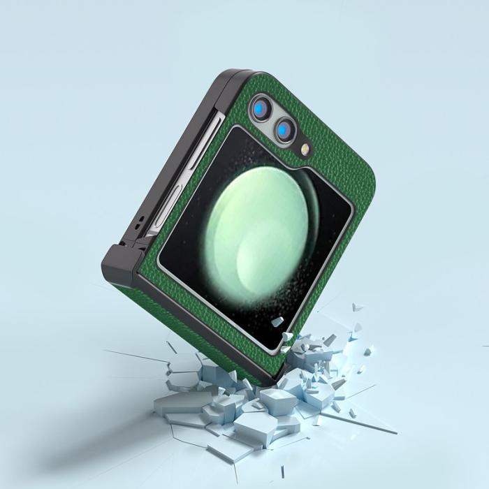 ABEEL - ABEEL Samsung Galaxy Z Flip5 Fodral Hinge Skydd Grön