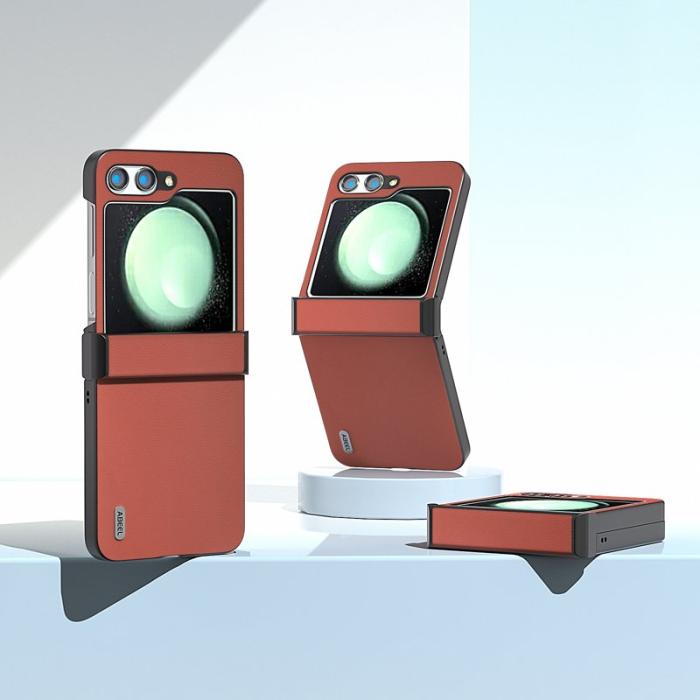 ABEEL - ABEEL Samsung Galaxy Z Flip5 Fodral Hinge Skydd Röd