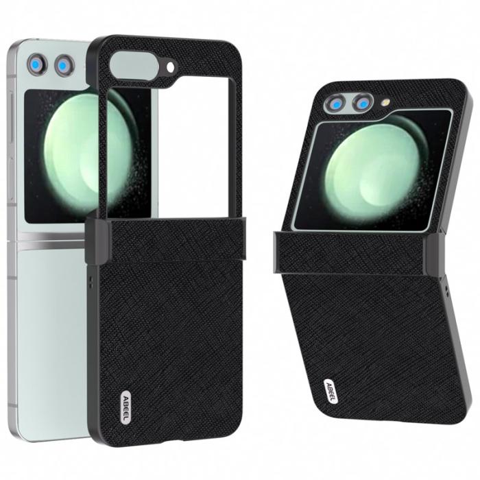 ABEEL - ABEEL Samsung Galaxy Z Flip5 Fodral med Hinge Skydd - Svart