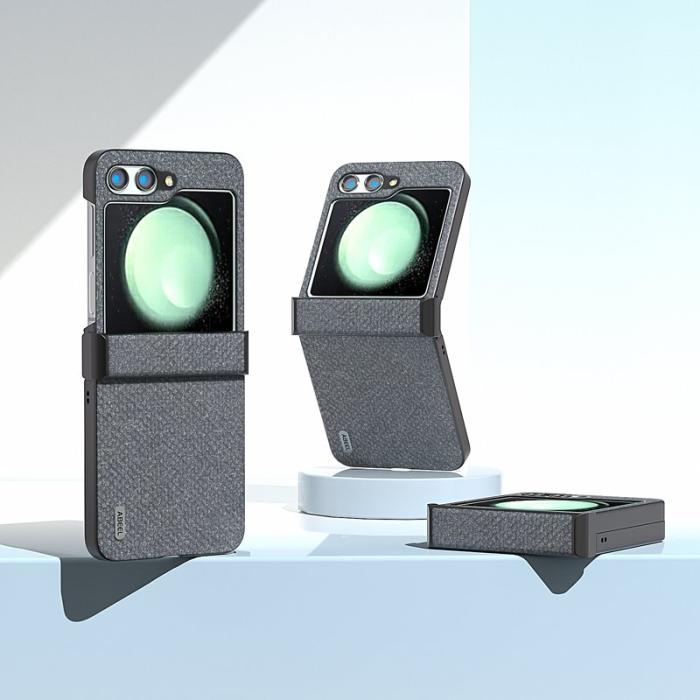 ABEEL - ABEEL Samsung Galaxy Z Flip5 Fodral Rhinestone Grå