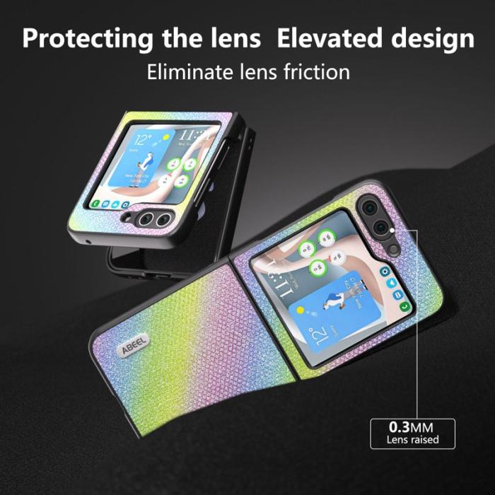 ABEEL - ABEEL Samsung Galaxy Z Flip5 Fodral Rhinestone Multi-color