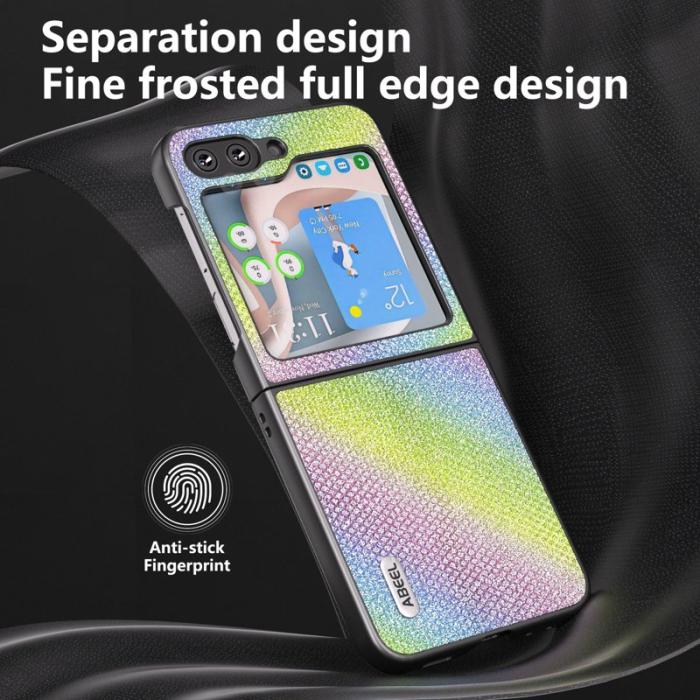ABEEL - ABEEL Samsung Galaxy Z Flip5 Fodral Rhinestone Multi-color