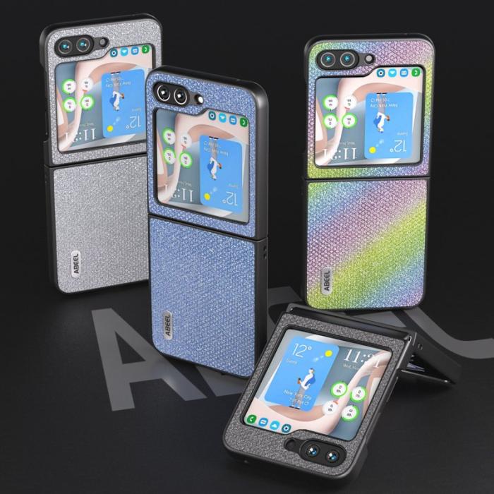 ABEEL - ABEEL Samsung Galaxy Z Flip5 Fodral Rhinestone Multi-color