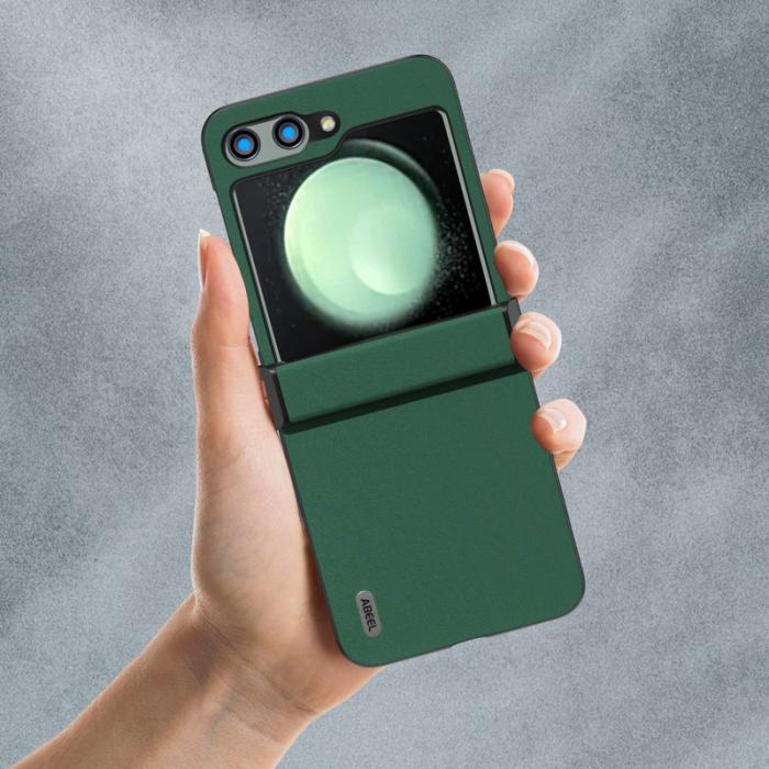 ABEEL - ABEEL Samsung Galaxy Z Flip5 Fodral Silky Touch Grön