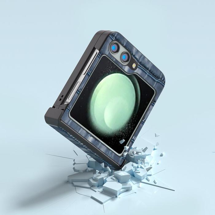 ABEEL - ABEEL Samsung Galaxy Z Flip5 Hinge Protection Fodral Blå