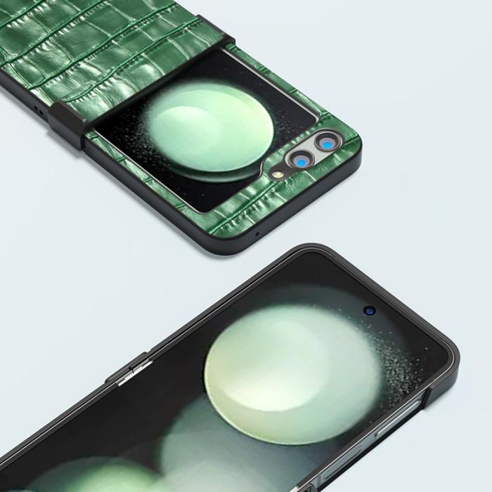 ABEEL - ABEEL Samsung Galaxy Z Flip5 Hinge Protection Fodral Grön