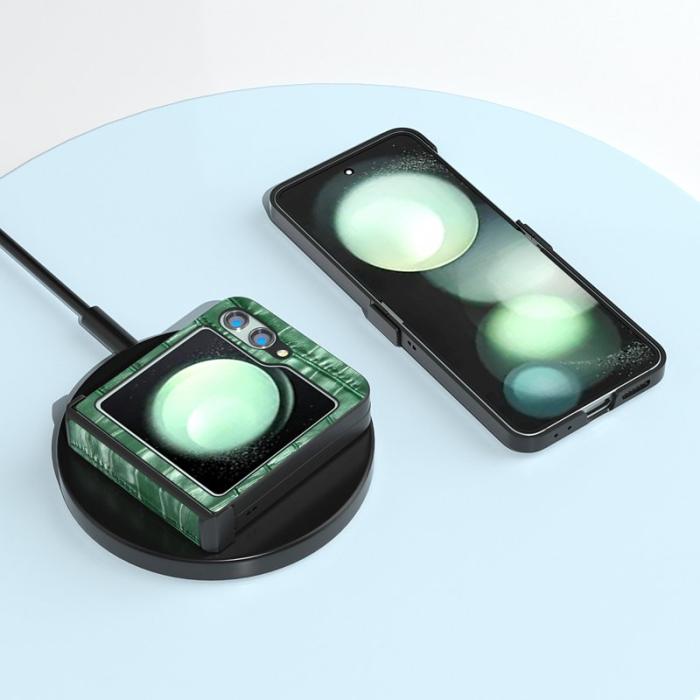 ABEEL - ABEEL Samsung Galaxy Z Flip5 Hinge Protection Fodral Grön