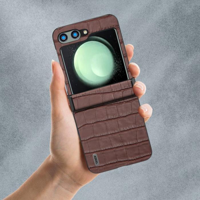 ABEEL - ABEEL Samsung Galaxy Z Flip5 Hinge Protection Fodral Kaffe