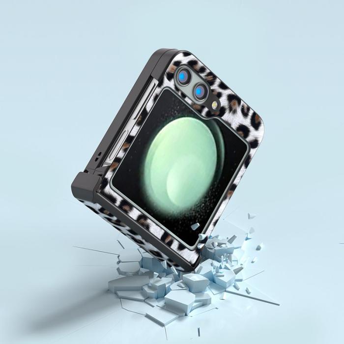 ABEEL - ABEEL Samsung Galaxy Z Flip5 Skal Anti-Shock Hinge Silver