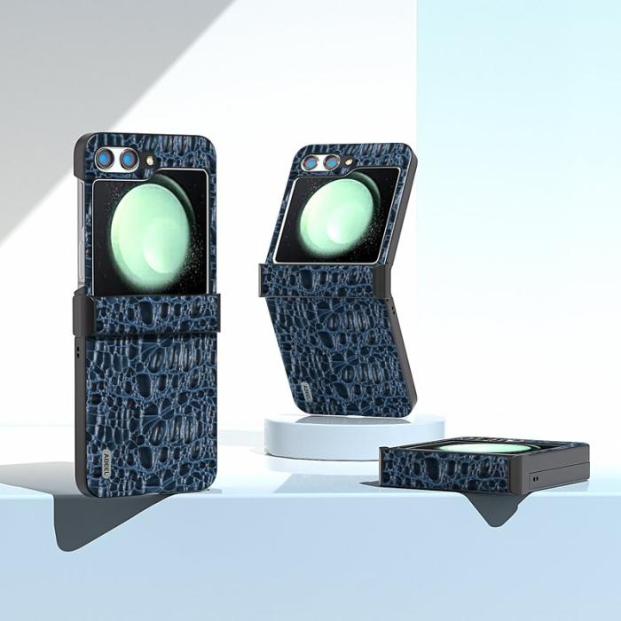 ABEEL - ABEEL Samsung Galaxy Z Flip5 Skal Hinge Design Canopy Blå