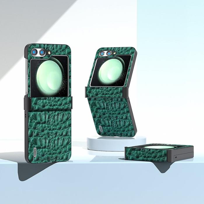 ABEEL - ABEEL Samsung Galaxy Z Flip5 Skal Hinge Design Canopy Grön