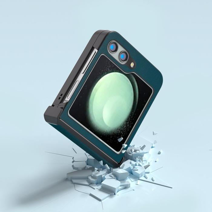 ABEEL - ABEEL Samsung Galaxy Z Flip5 Skal Hinge Design Grön