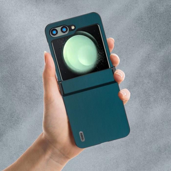 ABEEL - ABEEL Samsung Galaxy Z Flip5 Skal Hinge Design Grön