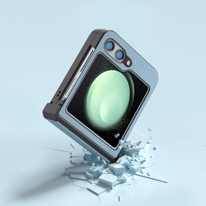 ABEEL - ABEEL Samsung Galaxy Z Flip5 Skal Hinge Protection Baby Blue