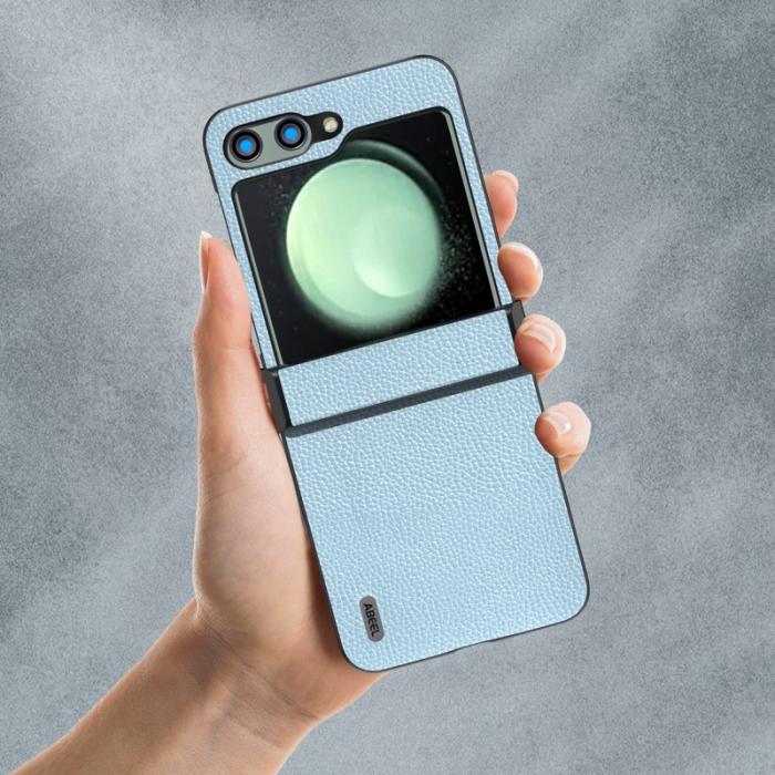 ABEEL - ABEEL Samsung Galaxy Z Flip5 Skal Hinge Protection Baby Blue
