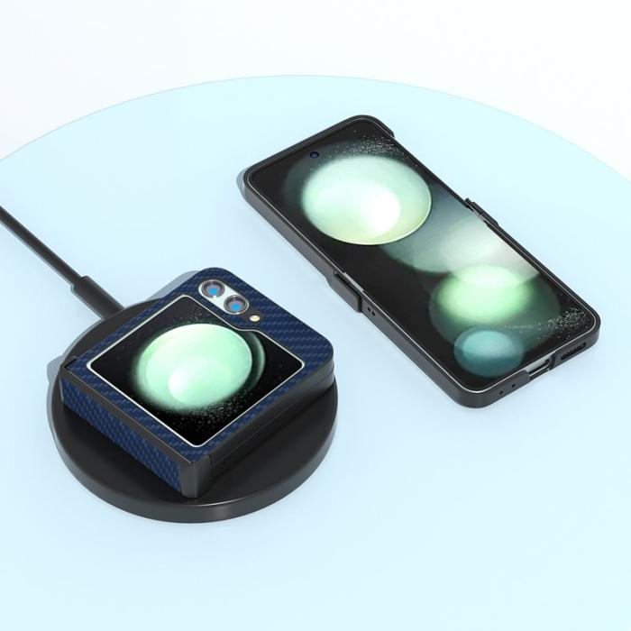 ABEEL - ABEEL Samsung Galaxy Z Flip5 Skal Hinge Protection Blå