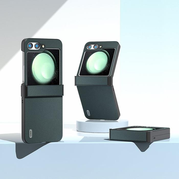 ABEEL - ABEEL Samsung Galaxy Z Flip5 Skal Ultra-Tunn Hinge Skydd Grön
