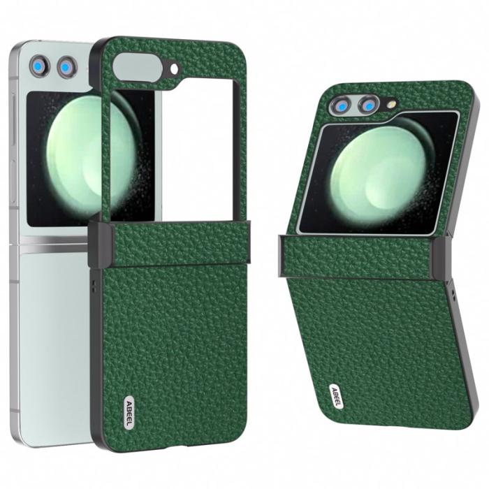 ABEEL - ABEEL Samsung Galaxy Z Flip5 Slim Fodral Hinge Skydd Grön