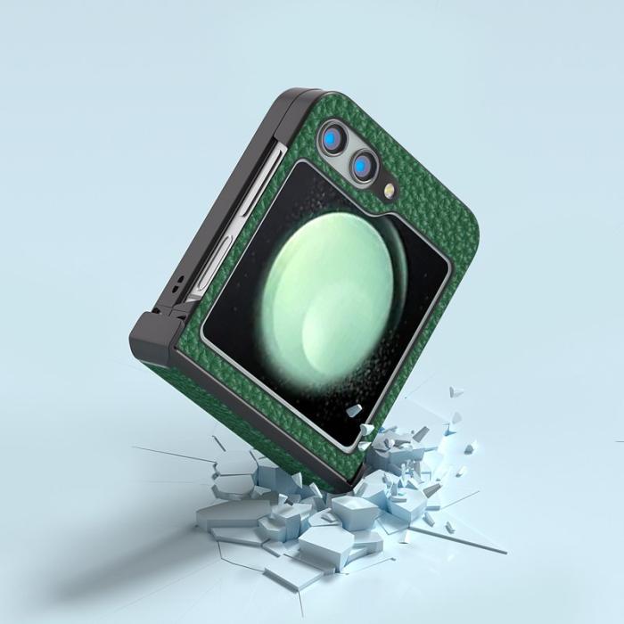 ABEEL - ABEEL Samsung Galaxy Z Flip5 Slim Fodral Hinge Skydd Grön