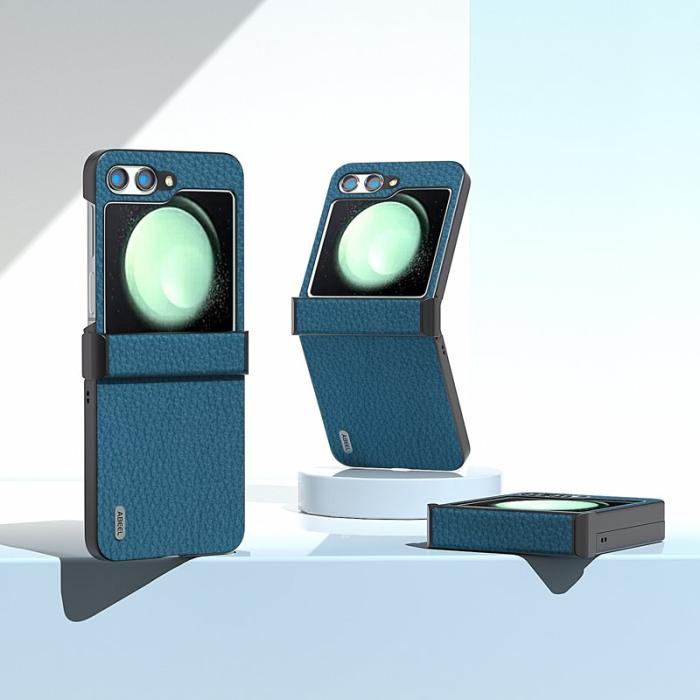 ABEEL - ABEEL Samsung Galaxy Z Flip5 Slim Skal Hinge Skydd Blå