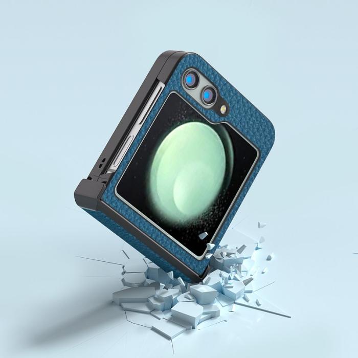 ABEEL - ABEEL Samsung Galaxy Z Flip5 Slim Skal Hinge Skydd Blå