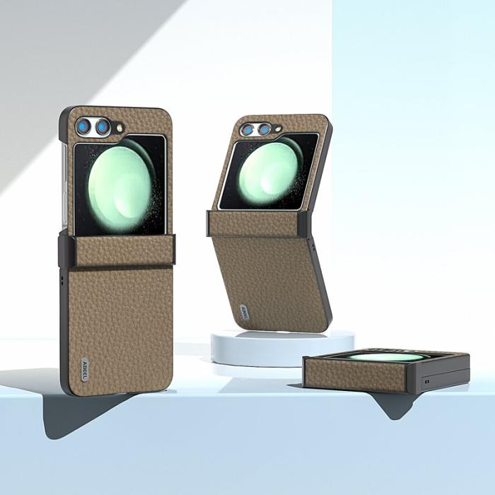 ABEEL - ABEEL Samsung Galaxy Z Flip5 Slim Skal Hinge Skydd Khaki