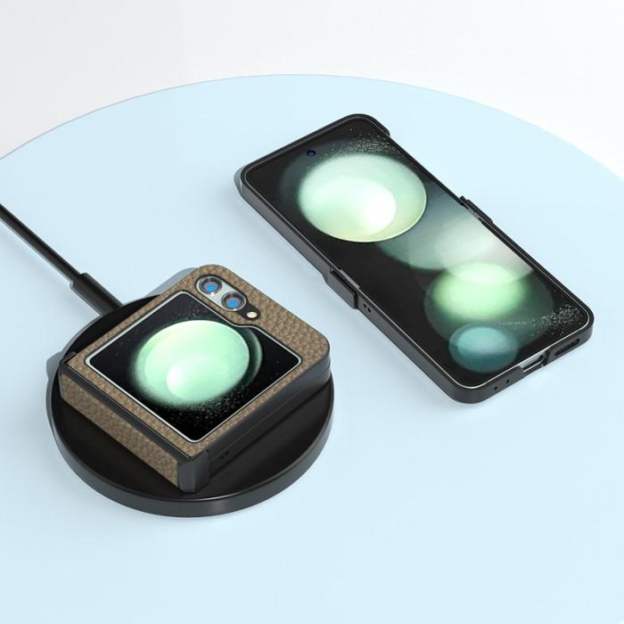 ABEEL - ABEEL Samsung Galaxy Z Flip5 Slim Skal Hinge Skydd Khaki