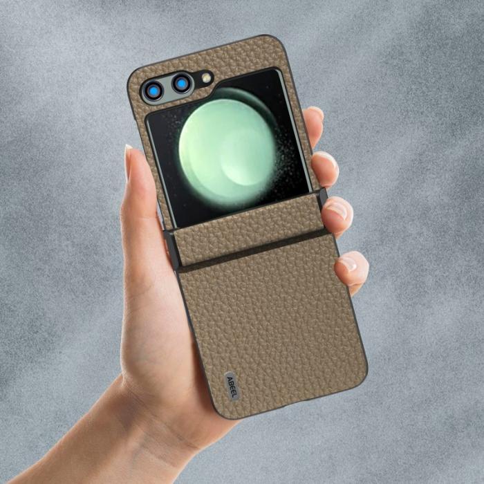 ABEEL - ABEEL Samsung Galaxy Z Flip5 Slim Skal Hinge Skydd Khaki