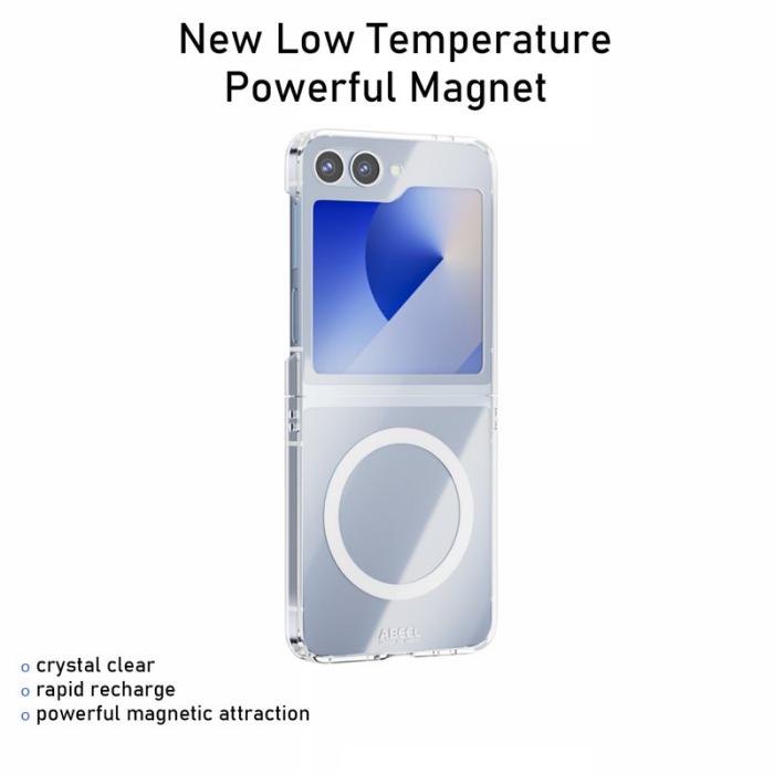 ABEEL - ABEEL Samsung Galaxy Z Flip6 5G Skal Klar PC Anti-Rip Skydd