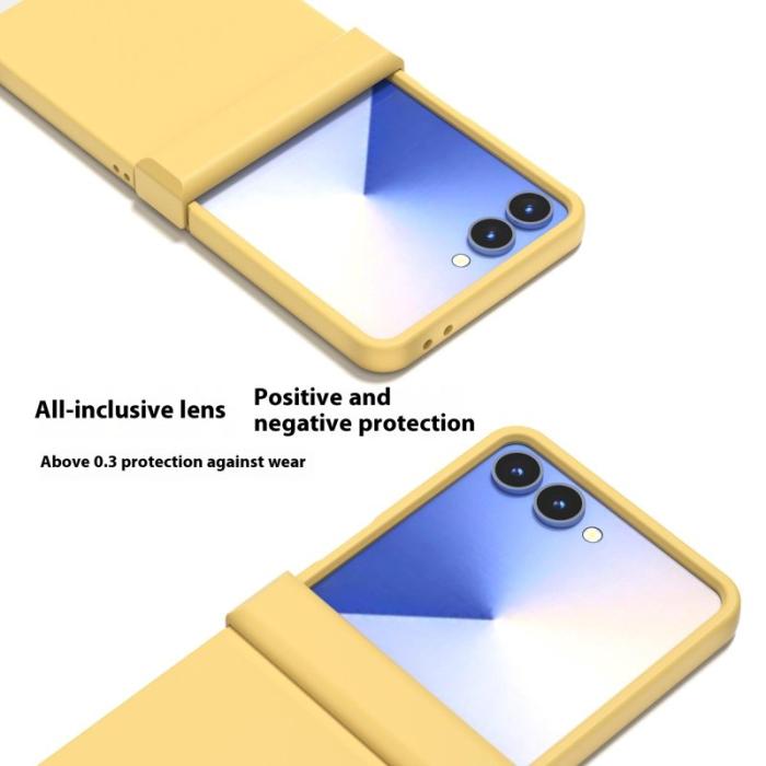 ABEEL - ABEEL Mobilskal till Samsung Galaxy Z Flip7 5G Hinge Skydd - Gul