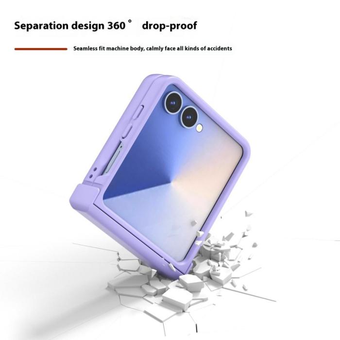 ABEEL - ABEEL Samsung Galaxy Z Flip7 5G Skal Skin Feel - Lila