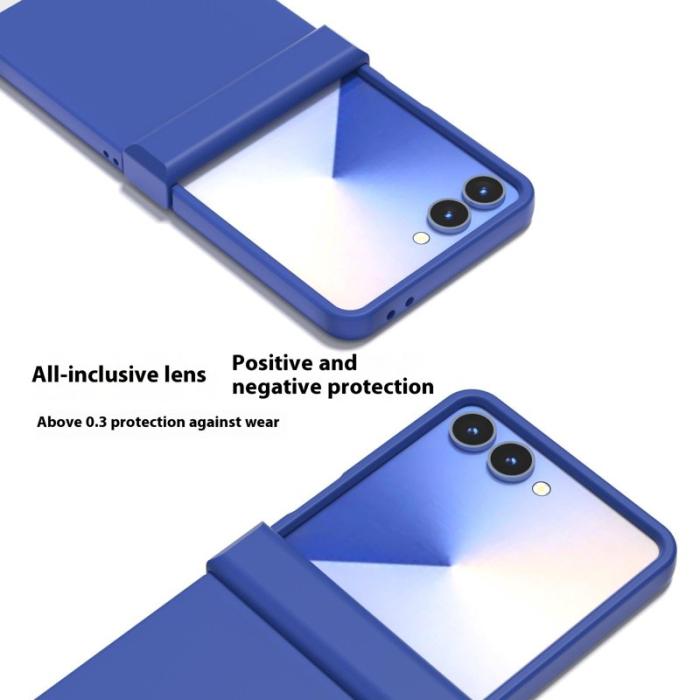 ABEEL - ABEEL Samsung Galaxy Z Flip7 5G Skal Skin Feel Mörkblå