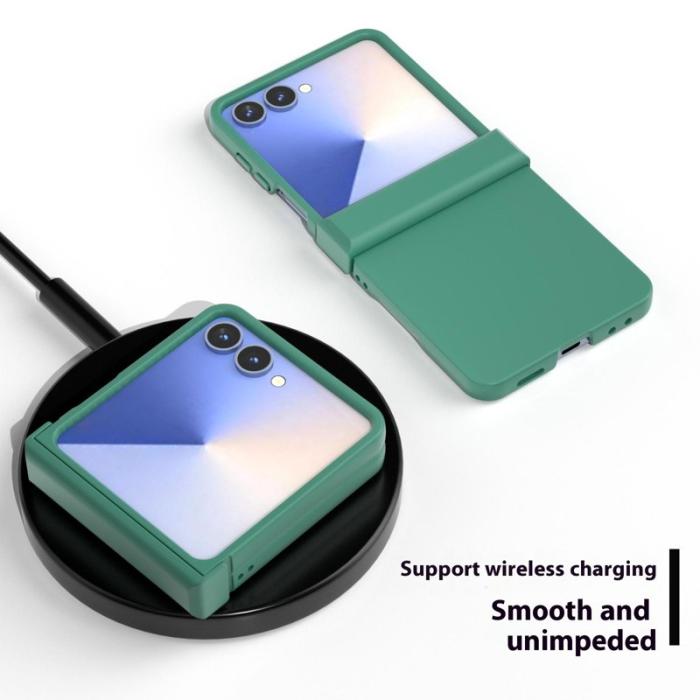 ABEEL - ABEEL Samsung Galaxy Z Flip7 5G Skal Skin Feel Mörkgrön