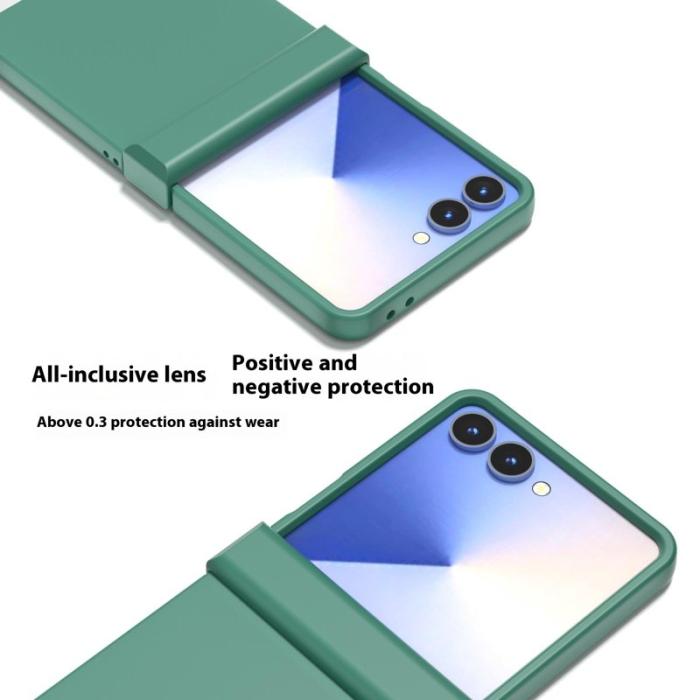 ABEEL - ABEEL Samsung Galaxy Z Flip7 5G Skal Skin Feel Mörkgrön