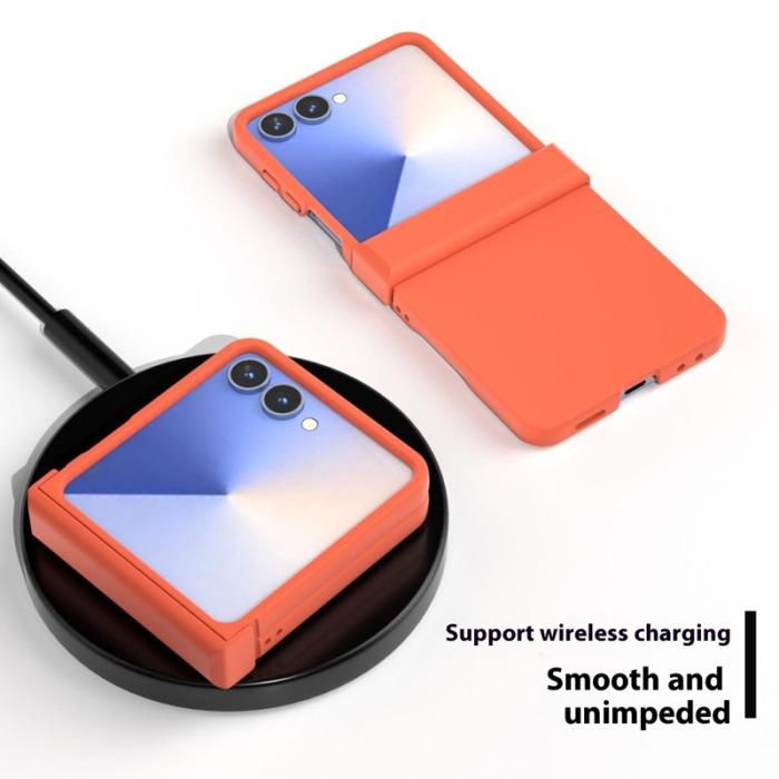 ABEEL - ABEEL Samsung Galaxy Z Flip7 5G Skal Skin Feel Orange