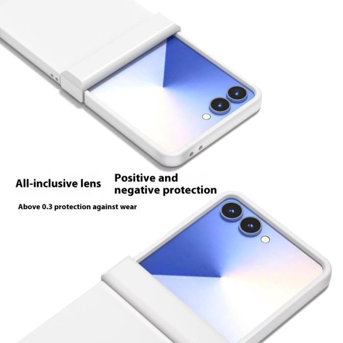 ABEEL - ABEEL Samsung Galaxy Z Flip7 5G Skal Skin Feel Vit