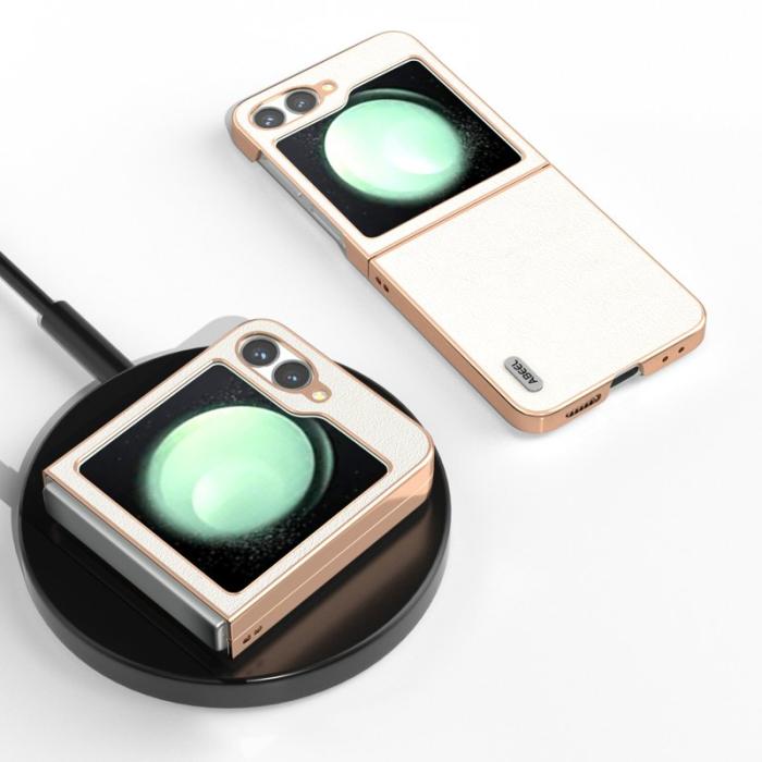 ABEEL - ABEEL Samsung Galaxy Z Flip7 FE 5G Mobilskal Electropläterad Grå