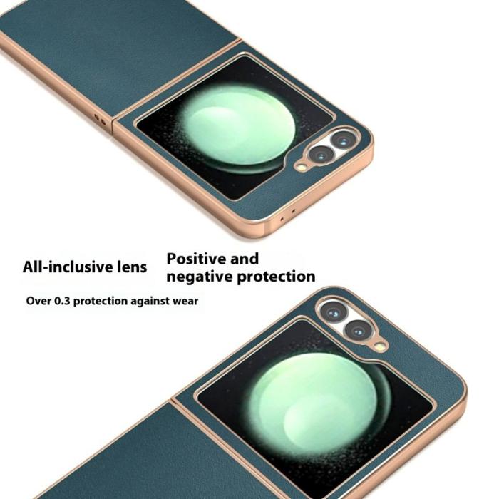ABEEL - ABEEL Samsung Galaxy Z Flip7 FE 5G Mobilskal Electropläterad Grön