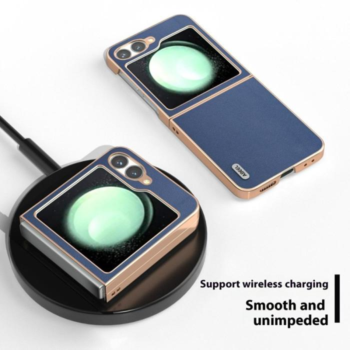 ABEEL - ABEEL Samsung Galaxy Z Flip7 FE 5G Mobilskal Electroplating Blå