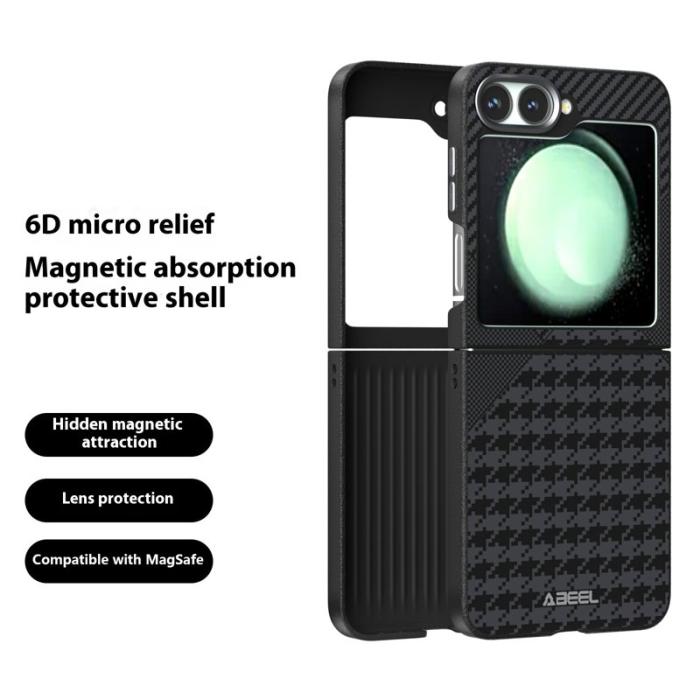 ABEEL - ABEEL Samsung Galaxy Z Flip7 FE 5G Skal MagSafe Svart