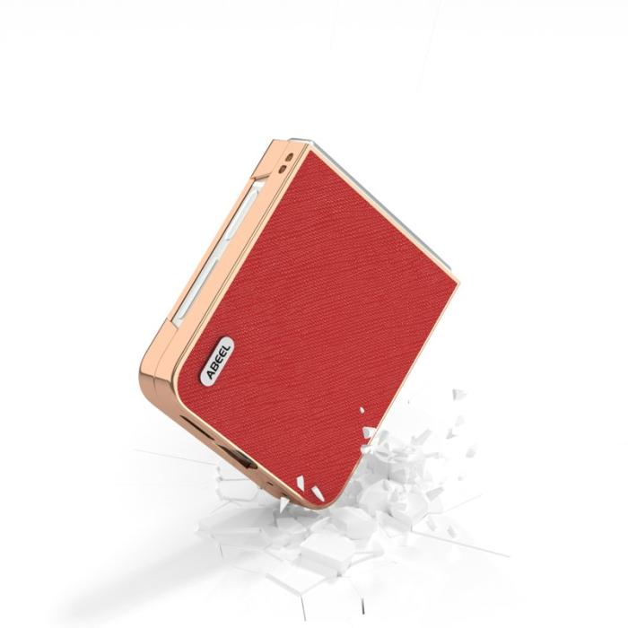 ABEEL - ABEEL Samsung Galaxy Z Flip7 FE / Z Flip6 5G Mobilskal Röd